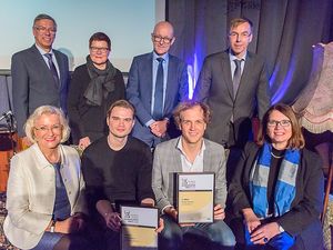 Preisträger und Jury Konrad-Duden-Journalistenpreis 2018 (Foto: Rainer Döller)