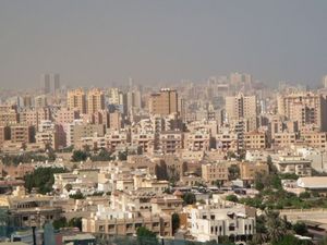 Kuwait-Stadt: Gebäude aus Vulkanasche (Foto: flickr.com/Ken Doerr)