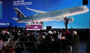 Qatar Airways nimmt ersten A350-1000 in Toulouse entgegen (© Qatar Airways)