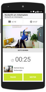 Rückenfit mit der go4health App! (Foto: go4health)