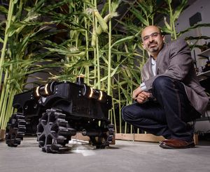 Girish Chowdhary und sein Agrarroboter Girish Chowdhary und sein Agrarroboter