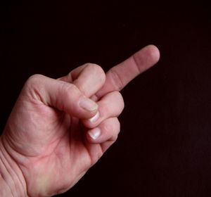 Mittelfinger: User stänkern aus Empörung (Foto: A.Dreher , pixelio.de) Mittelfinger: User stänkern aus Empörung (Foto: A.Dreher , pixelio.de)