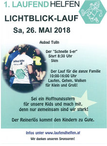 Flyer (Foto: Verein Laufend helfen)