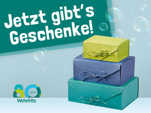 80 Geschenkepakete für 80 Einrichtungen (Foto: Wehrfritz GmbH)