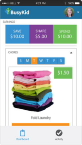 Wäsche zusammenlegen: Angeboten für 1,50 Dollar (Foto: busykid.com)