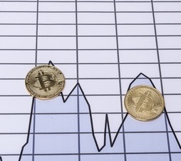 Kursentwicklung: Bitcoin-Wert volatil (Foto: Timo Klostermeier, pixelio.de)