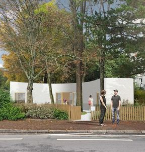 Haus aus dem 3D-Drucker: 