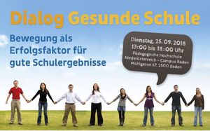 Einladung zum Dialog Gesunde Schule (Copyright: NÖGKK)