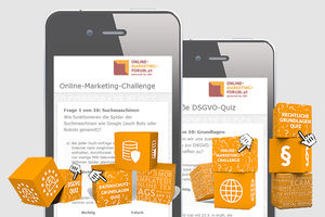 Vier Quizzes prüfen Online-Marketing-Fitness (© Online-Marketing-Forum.at)