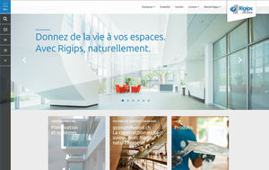 Le nouveau site Web rigips.ch (© Rigips SA)