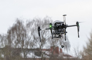 Drohne: einer von über 70 Prototypen (Foto: Urheberrecht der Krone)