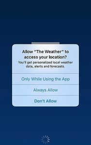 Standort: Daten offenbar an Dritte verkauft (Foto: weather.com)