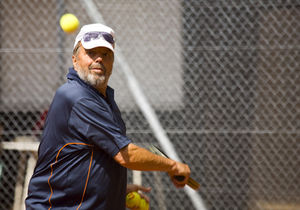 Tennisspieler: Sport erhöht die Lebenserwartung (Foto: pixelio.de, Rainer Sturm)