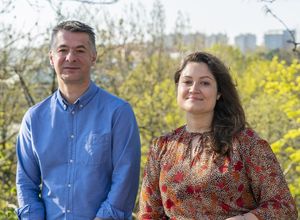 Forscher Aleksandar Matic und Carmen Cavallo (Foto: Johan Bodell, chalmers.se)