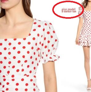 Nordstrom-Werbung: Ärger über Photoshop-Fehler (Foto: twitter.com, samfreedster)