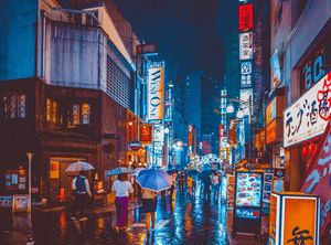 Tokio bei Regen: Neues System rettet Leben (Foto: unsplash.com, Benjamin Hung)