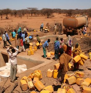 Wasserknappheit in Afrika ist schon heute ein großes Problem (Foto: oxfam.org)