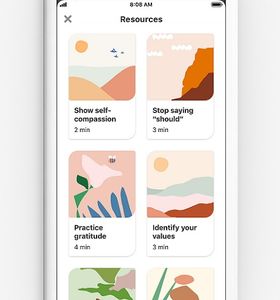 Beruhigende Aktivitäten auf Pinterest sollen Usern helfen (Foto: pinterest.com)