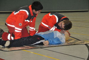 Wiederbelebung nach einer Herzattacke (Foto: Martin Büdenbender/pixelio.de)