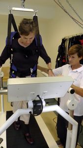 Auf dem Laufband: Intensität relevant (Foto: Mareike Schrader/uni-greifswald.de)