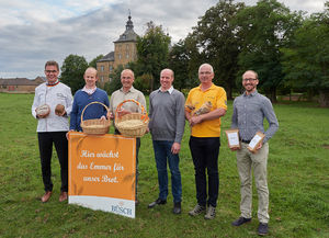 Norbert Büsch (links) und seine Urgetreide-Mitstreiter (Foto: D.Hendricks)