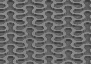Falttechnik-Ätzung: Macht Platin gut implantierbar (Foto: EPFL)