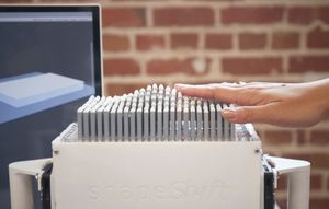 Detailgetreu: Pins stellen 3D-Objekte dar (Foto: stanford.edu)