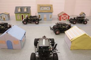 Testfahrten des MIT in einer Spielzeugstadt (Foto: mit.edu)