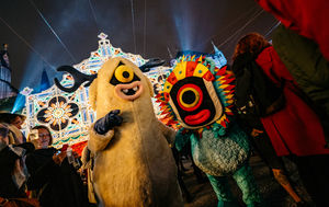 Yuki und ihre Freunde beim Landesmuseum Zürich (Foto: TICKETINO)