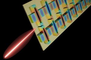 Blick ins Innere eines leistungsfähigen Terahertz-Lasers (Grafik: mit.edu)