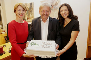 LHStv. Gaby Schaunig mit Klaus Scheder, Birgit Perkounig (Foto: Dietmar Wajand)