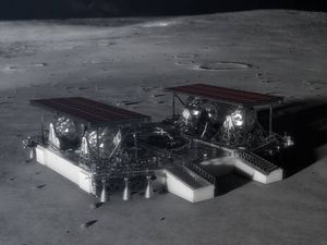 Landegerät-Konzept: Fahrzeuglieferung für den Mond (Foto: nasa.gov)