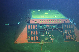 Messtation: Ihr Glasfaserkabel-Seekabel liefert viele Daten (Foto: mbari.org)