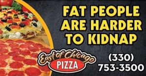 Pizzeria-Werbung: Witz über Entführung polarisiert (Foto: eastofchicago.com)