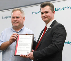 Kaspersky is ISO 27001-certified