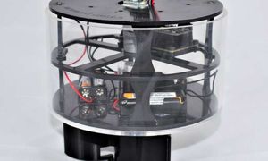 So sieht der Simpel-Roboter fürs Wasser aus (Foto: Knizhnik & Yim, upenn.edu) So sieht der Simpel-Roboter fürs Wasser aus (Foto: Knizhnik & Yim, upenn.edu)