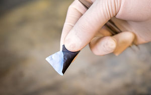 Separator mit Schicht aus Nanoröhrchen (Foto: D. Baillot, jacobsschool.ucsd.edu)