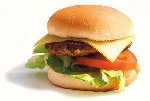 Burger: Zu viel Fett im Blut ist schädlich für den Körper (Foto: pixelio.de, CB)