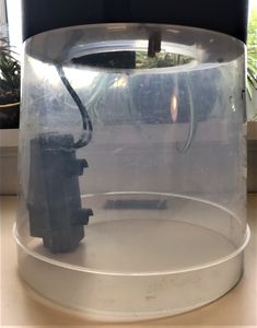 Kamera in einer intelligenten Moskito-Falle (Foto: jhu.edu, Adam Goodwin)