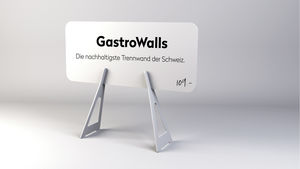 Nachhaltige Trennwand: GastroWalls (Copyright: Precom Group AG)