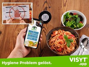 Die neue Speisekarten-Generation ist digital und virenfrei (Foto: VISYT App)