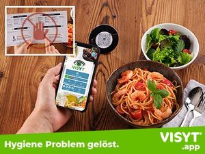 Die neue Speisekarten-Generation ist digital und virenfrei (Foto: VISYT App)