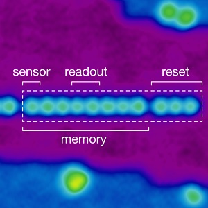 Nanoskalig: Elf Atome als Sensor (Foto: tudelft.nl)