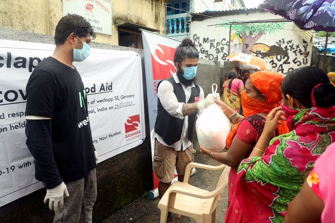 Food aid in Navi Mumbai