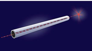 Konzeption eines luftigen Verstärkers für Lichtwellenleiter (Grafik: epfl.ch/en)