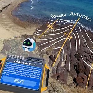 VR-Blick: Was hat es mit diesem Gestein auf sich? (Foto: unisa.edu.au)