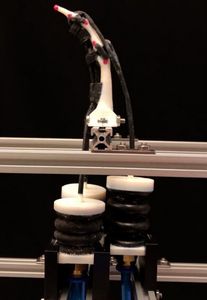 Biomimetrischer Finger mit extrem hoher Beweglichkeit (Foto: Tebyani et al.) Biomimetrischer Finger mit extrem hoher Beweglichkeit (Foto: Tebyani et al.)