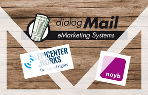 Zwei wichtigsten Datenschutz-NGOs Österreichs nutzen dialog-Mail (© dialog-Mail)
