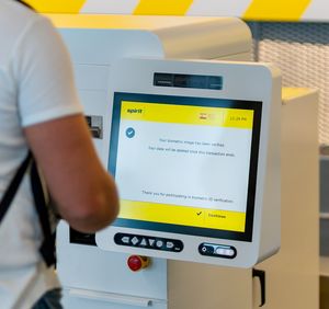 Foto-Check: Terminal für die Gepäckaufgabe bei Sprint (Foto: spirit.com)
