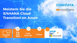 S/4HANA on Azure - Webinar von novaCapta und ConVista (© novaCapta)